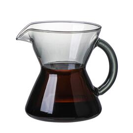 Декантер кофейный 350 мл 8,4*9,2 см h 11 см темное стекло  P.L.- Barbossa