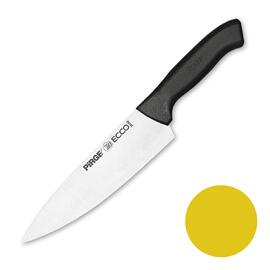 Нож поварской 19 см,желтая ручка Pirge
