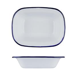 Блюдо для подачи 24,7*18,5 см h5 см 1000 мл Blue Rim эмалированая сталь SUNNEX [1]