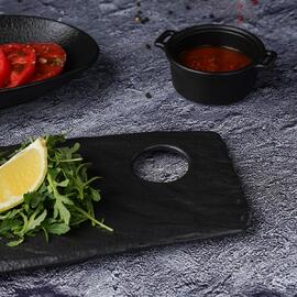Блюдо прямоугольное 42,5*13 см h1,4 см Black Raw Stellar P.L. Proff Cuisine [1]