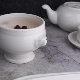 Бульонница 450 мл d 11 см h10,5 см горшочек "Лев" белая фарфор P.L. Proff Cuisine [3]