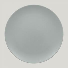 Тарелка RAK Porcelain Neofusion Mellow Pitaya grey круглая плоская 29 см (серый цвет)