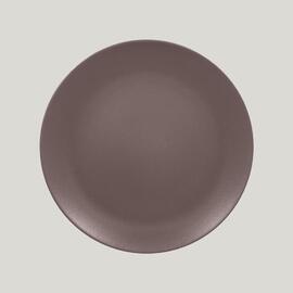 Тарелка RAK Porcelain Neofusion Mellow Chestnut brown круглая плоская 29 см (коричневый