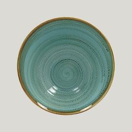 Ассиметричная тарелка RAK Porcelain Twirl Lagoon 650 мл, 22*9 см