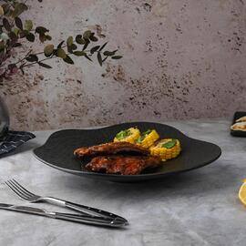 Тарелка d 30 см h5 см Wave Up Black Raw Wood P.L. Proff Cuisine [2]