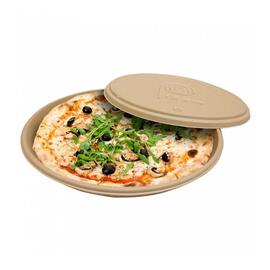 Коробка для пиццы Bionic 35,7*3,3 см, сахарный тростник, без крышки, Garcia de Pou (крыш