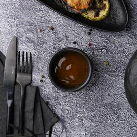 Соусник 90 мл d 7 см h4 см круглый Рамекин Black Raw Stellar P.L. Proff Cuisine [12]