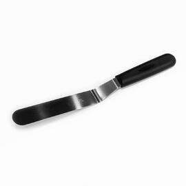 Лопатка кондитерская 15,5*3 см изогнутая нерж. с пласт. ручкой черная P.L. - Proff Chef Line