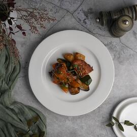 Тарелка d 25,5 см белая фарфор P.L. Proff Cuisine [4]