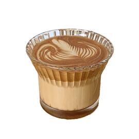 Чашка 220 мл кофейная без ручки Japanese Style Optical Barista d 9,1 см h7,1 см стекло Barbossa [1]