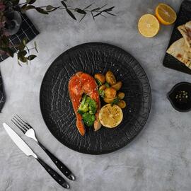 Тарелка d 27 см h2 см Black Raw Wood P.L. Proff Cuisine [3]