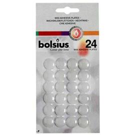Восковые пластины Bolsius для крепления свечей к подсвечнику, 24 шт/уп