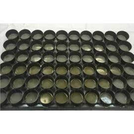 Сборка форм для выпечки на решетке "Маффин", 5,5*6/3 см, 60 шт, решетка 60*40 см, черный