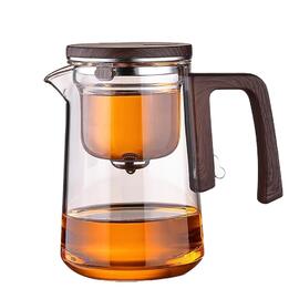 Чайник 630 мл с фильтром типод Гунфу d 10/8,9 см h16 см курковый магнитный слив термостекло Barbossa