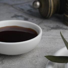 Соусник  40 мл 6 см h2,5 см круглый белый фарфор P.L. Proff Cuisine [6]