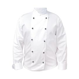 Куртка поварская Chef XL с длинным рукавом и черными пуклями, состав: 65% полиэстер, 35%
