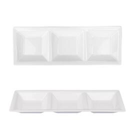 Менажница 30,8*11 см h2,5 см 3 отделения белая фарфор NEW P.L. Proff Cuisine [6]