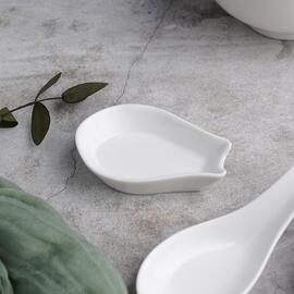 Подставка для ложки 7,6*5,5 см h1,9 см белый фарфор NEW P.L. Proff Cuisine [6]