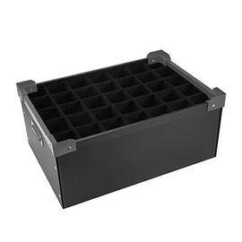 Ящик для хранения посуды для напитков 35 ячеек (d 7 см h20,5 см) 54*37,3*22,5 см B'Guys P.L.Barbossa