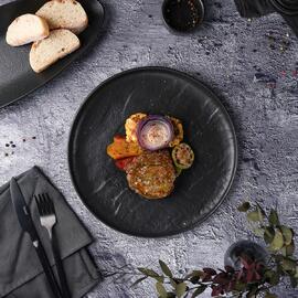 Тарелка с бортом d 27 см h3 см Black Raw Stellar P.L. Proff Cuisine [3]