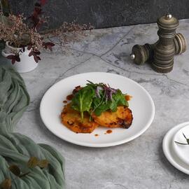 Тарелка d 23 см без борта белая фарфор P.L. Proff Cuisine [6]