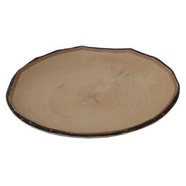 Блюдо 27,5*2,5 см круглое Timber Brown пластик меламин P.L. Proff Cuisine