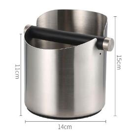 Нок-бокс для сброса кофейного жмыха 14*15 см нерж. P.L. Barbossa