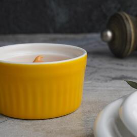 Соусник  80 мл 6,5 см Рамекин круглый желтый фарфор P.L. Proff Cuisine [10]