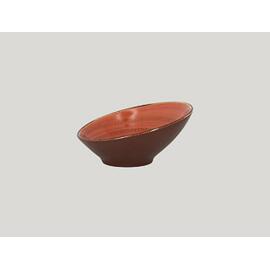 Ассиметричная тарелка RAK Porcelain Twirl Coral 650 мл, 22*9 см