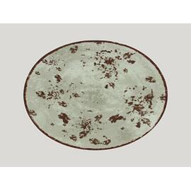 Тарелка RAK Porcelain Peppery овальная плоская 36*27 см, серый цвет