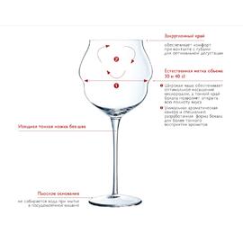 Бокал для вина 600 мл хр. стекло "Макарон" Chef&Sommelier [6]