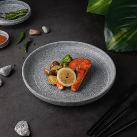 Тарелка с бортом d 25,9 см h2,7 см Stone Untouched Taiga P.L. Proff Cuisine [1]