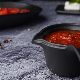 Соусник 100 мл d 7 см h5 см с ручкой Black Raw Stellar P.L. Proff Cuisine [6]