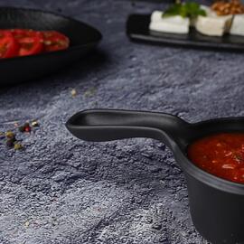 Соусник 100 мл d 7 см h5 см с ручкой Black Raw Stellar P.L. Proff Cuisine [6]