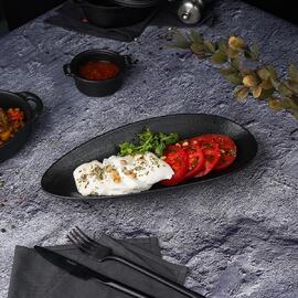 Блюдо овальное 30*14 см Black Raw Stellar P.L. Proff Cuisine [1]