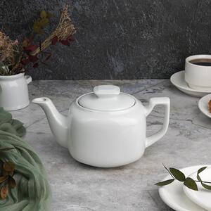 Чайник 500 мл d 11,8 см h11,4 см с фильтром белый фарфор P.L. Proff Cuisine [1]
