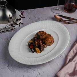 Блюдо овальное 36,8*26,8 см h4 см Frost White Moon P.L. Proff Cuisine [2]