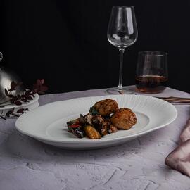 Блюдо овальное 36,8*26,8 см h4 см Frost White Moon P.L. Proff Cuisine [2]