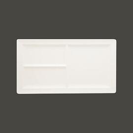 Тарелка прямоугольная 3-секционная RAK Porcelain Classic Gourmet 39*21 см