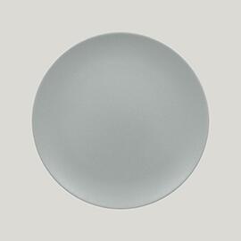 Тарелка RAK Porcelain Neofusion Mellow Pitaya grey круглая плоская 29 см (серый цвет)