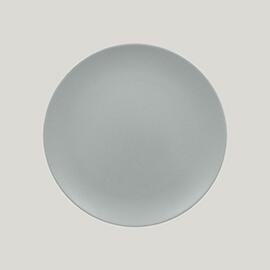 Тарелка RAK Porcelain Neofusion Mellow Pitaya grey круглая плоская 27 см (серый цвет)