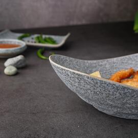 Салатник 410 мл 22,7*14,5 см h6,8 см Stone Untouched Taiga P.L. Proff Cuisine [1]