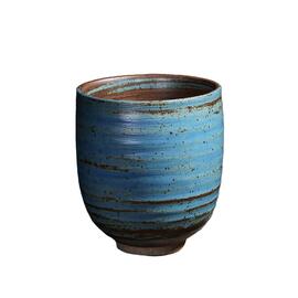 Чашка 220 мл кофейная без ручки синяя Ceremony Barista d 7,2 см h8,2 см P.L. Barbossa [1]