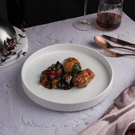 Тарелка с бортом d 25,2 см h3,5 см Frost White Moon P.L. Proff Cuisine [6]