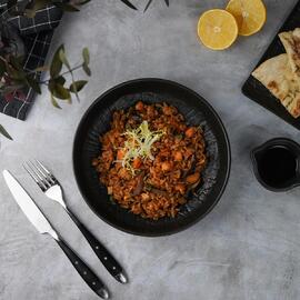 Салатник 950 мл d 20 см h5,5 cм Black Raw Wood P.L. Proff Cuisine [6]