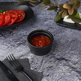 Соусник 110 мл d 7,7 см h4,1 см круглый Black Raw Stellar P.L. Proff Cuisine [12]