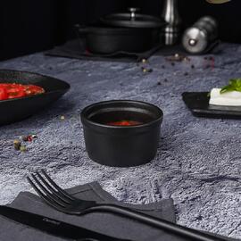 Соусник 110 мл d 7,7 см h4,1 см круглый Black Raw Stellar P.L. Proff Cuisine [12]