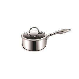 Сотейник 1,4 л с крышкой 16/13,5*13 см New Kitchen Honeycombs нерж. с антиприг. покр. ИНДУКЦИЯ