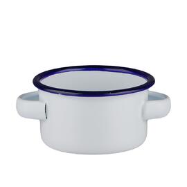 Кастрюля для подачи 8,3 см h4,7 см 250 мл круглая Blue Rim эмалированая сталь SUNNEX [1]