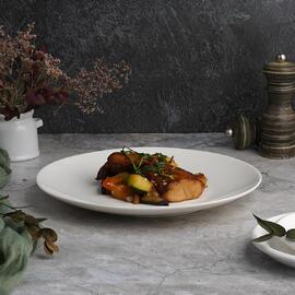 Тарелка d 25,5 см без борта белая фарфор P.L. Proff Cuisine [6]